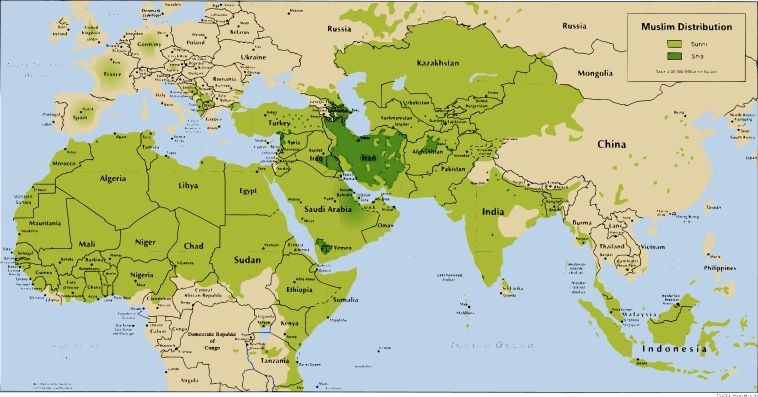 Read more about the article خرائط العالم الاسلامي